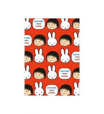 ミッフィー maruko meets miffy ポストカード レッド SQUA