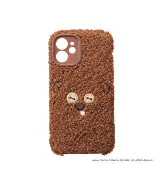 iPhone 12 mini対応 ミニオンズ フラッフィーケースティム