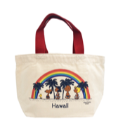 【SURF'S UP PEANUTS】TOTE BAG MINI / RAINBOW