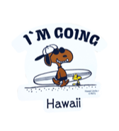 【SURF'S UP PEANUTS】STICKER / I'M GOING
