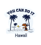 【SURF'S UP PEANUTS】STICKER / YOU CAN DO IT