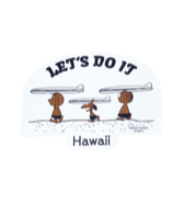 【SURF'S UP PEANUTS】STICKER / LET'S DO IT