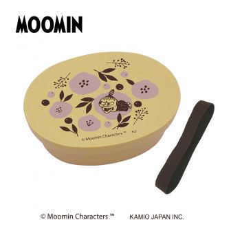 ムーミン小判型ランチボックス/花とリトルミイ