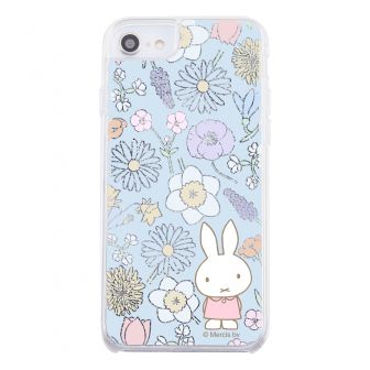 iPhone SE(第2世代) / 8 / 7 / 6s / 6 / 『ミッフィー』/ラメ グリッターケース/お花