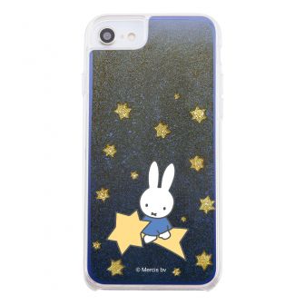 iPhone SE(第2世代) / 8 / 7 / 6s / 6 / 『ミッフィー』/ラメ グリッターケース/夜空