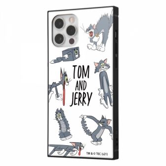 iPhone 12 / 12 Pro / 『トムとジェリー』/耐衝撃ハイブリッドケース KAKU/おかしなトム2