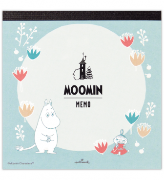 ムーミン メモ MO ブルー HALL
