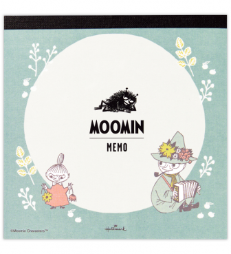 ムーミン メモ MO グリーン HALL
