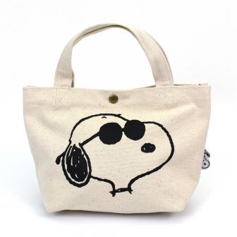 スヌーピー ミニトート フェイス JOECOOL SIFF