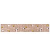 スヌーピー ハッピータイム キッチンマット 45×240cm ベージュ