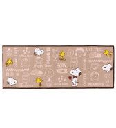 スヌーピー ハッピータイム キッチンマット 45×120cm ベージュ