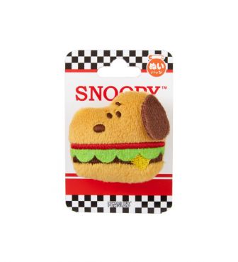 スヌーピー ハンバーガー ぬいバッジ SEKI