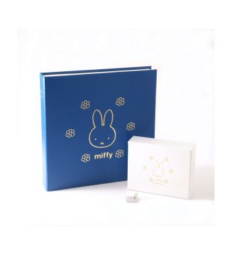 ミッフィー2022イヤープレートペンダント+コレクションBOX/blueセット