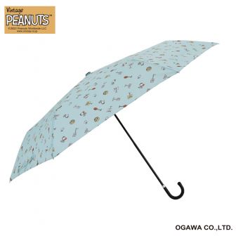 ﾋﾟｰﾅｯﾂ雨傘（折りたたみ）/スヌーピー／標識