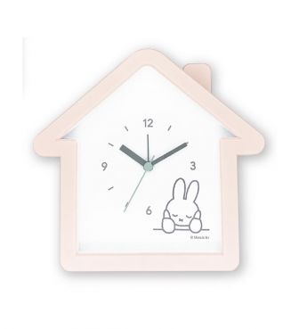 【予約】ミッフィー ハウス型クロック ピンク