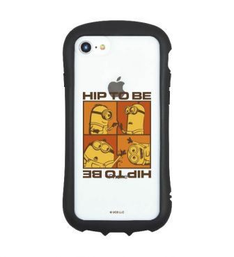 ミニオン iPhone SE(第3世代/第2世代)/8/7/6s/6 対応 ハイブリッドクリアケース HIP TO BE GOUR