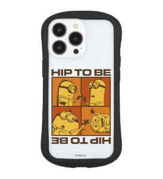 ミニオン iPhone13 Pro 対応 ハイブリッドクリアケース HIP TO BE GOUR
