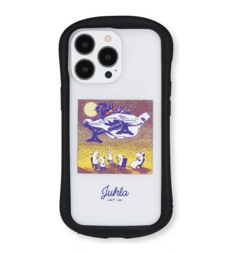 ムーミン iPhone13 Pro 対応 ハイブリッドクリアケース【JUHLA】空飛ぶテーブル GOUR