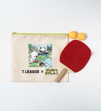 【Tリーグコラボ商品】遊技用ペンホルダーラケット&ボール付 ポリエステルバッグ