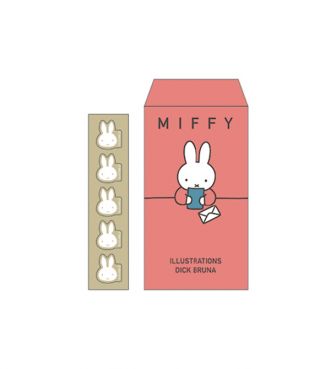 ミッフィー ぽち豆封筒 ピンク SQUA