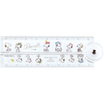 ＜5月中旬お届け＞スヌーピー折りたたみ１７ｃｍ定規 シブリングス TSF