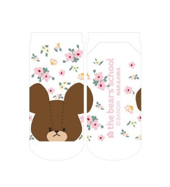 くまのがっこう ソックス はなかんむり WH NAKA