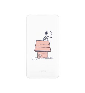スヌーピー USB/USB Type-C 4000mAh リチウムイオンポリマー充電器 2.1A ドッグハウス GOUR