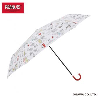 ﾋﾟｰﾅｯﾂ雨傘/折畳傘／スヌーピー／パラダイスアイランド