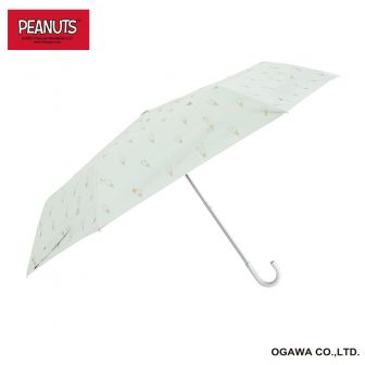 ピーナッツ晴雨兼用傘／折りたたみ傘／スヌーピー（グリーンB）