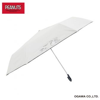 ピーナッツ晴雨兼用傘／折りたたみ傘／スヌーピー（ホワイトA）