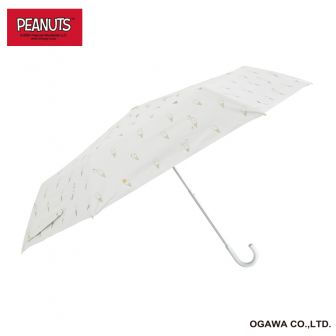 ピーナッツ晴雨兼用傘／折りたたみ傘／スヌーピー（ホワイトB）