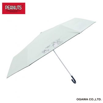 ピーナッツ晴雨兼用傘／折りたたみ傘／スヌーピー（グリーンA）