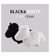 先行予約！＜UMA＞ ぬいぐるみ・BLACK＆WHITE Collection