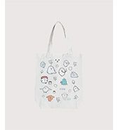 Yawame × LA POMME petit Pattern Tote Bag