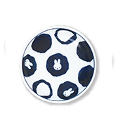 ﾐｯﾌｨｰ波佐見焼 小皿(水玉)KS
