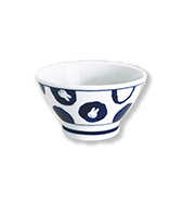 ﾐｯﾌｨｰ波佐見焼 茶碗(水玉)KS