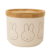 miffyバンブーフタ付きキャニスター ならびミッフィー OKTO