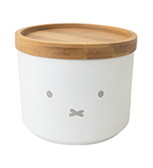 miffyバンブーフタ付きキャニスター 顔だけミッフィー OKTO
