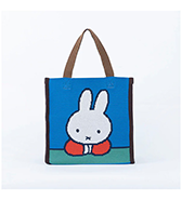 Dick Bruna ﾆｯﾃｨﾝｸﾞﾄ-ﾄﾊﾞｯｸﾞ miffy&dan HEMI