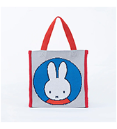 Dick Bruna ﾆｯﾃｨﾝｸﾞﾄ-ﾄﾊﾞｯｸﾞ TEDDY/miffy HEMI