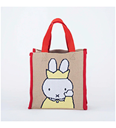 Dick Bruna ﾆｯﾃｨﾝｸﾞﾄ-ﾄﾊﾞｯｸﾞ QUEEN miffy HEMI
