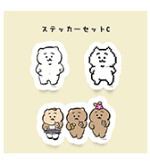 〈ひよこのねこ〉ステッカーセットC
