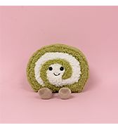 〈teeny friends〉抹茶ロールケーキ ぬいぐるみ