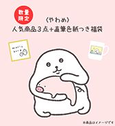 数量限定〈やわめ〉人気商品3点＋直筆色紙つき福袋