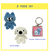 数量限定〈BUMPY〉直筆原画キーホルダーつき！ぬいぐるみセット