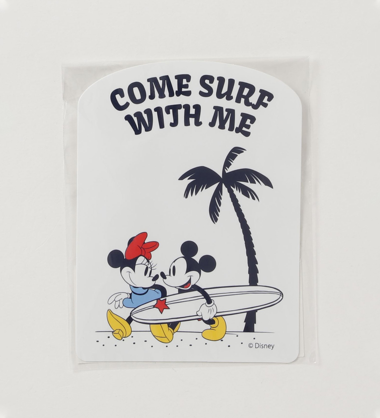 Surf Mickey Sticker Come Surf With Me ミッキー ミニー Hopely