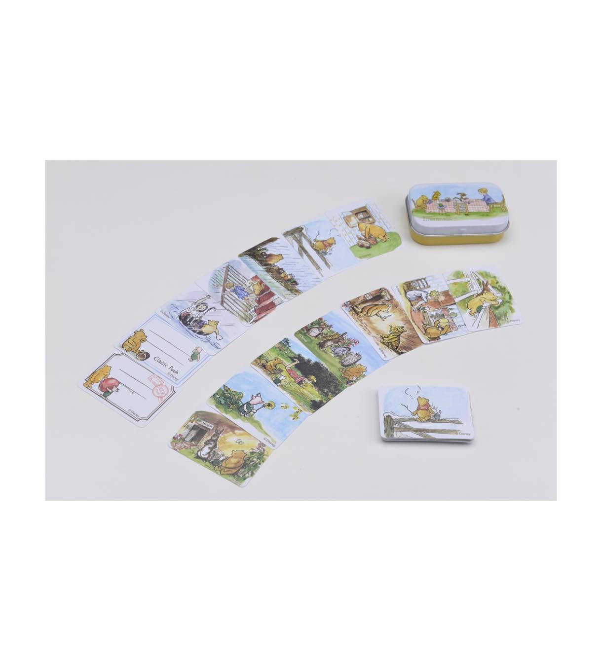 ディズニー 缶入りラベルステッカー ウィニー ザ プー Hopely