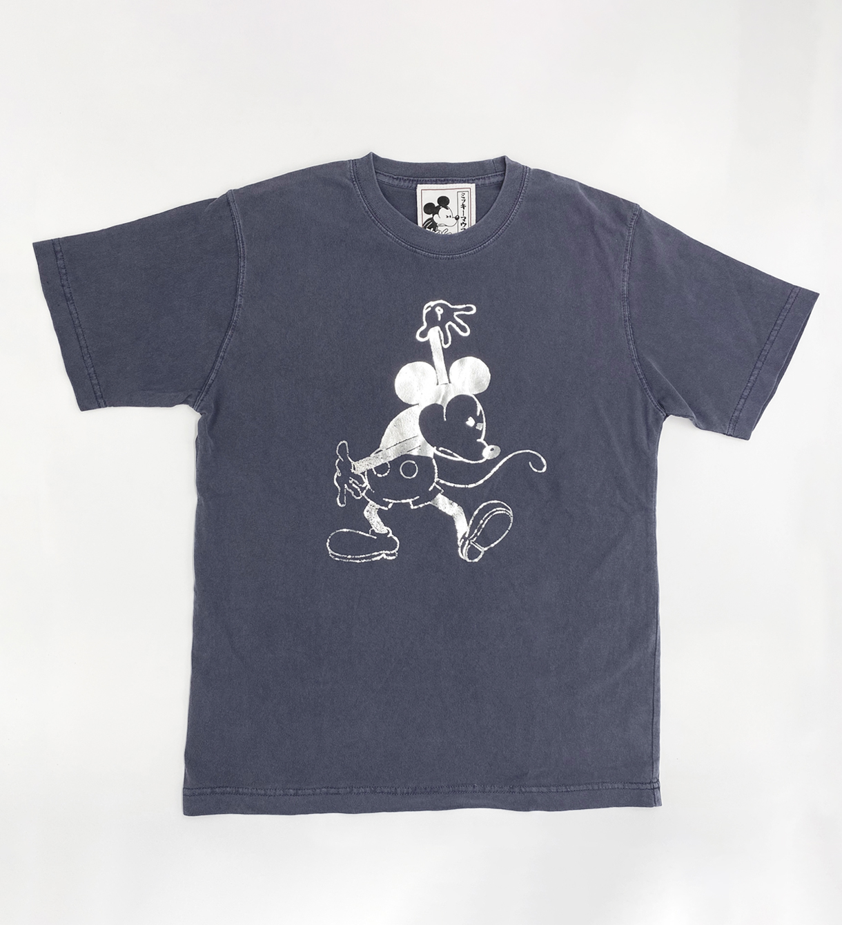 経典ブランド-ミッキーマウス プリント リンガー Tシャツ シング
