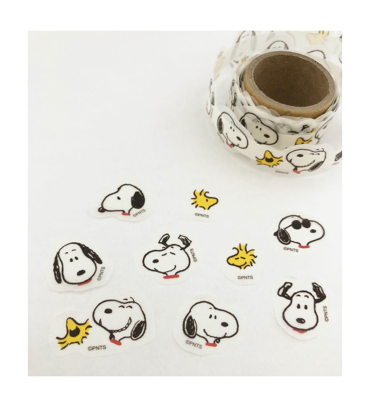 絵柄ひとつづつカットしても使えるペタロール スヌーピーの決めポーズ 11デザイン 143カット入り Hopely